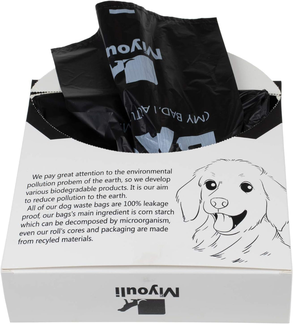 Custom compostable takeout bags