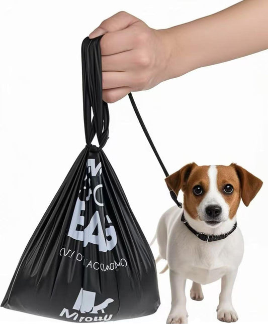 300-Count Extra Thick Dog Poop Bags | Leak-Proof & Easy-Tie Handles | 60% Biodegradable Pet Waste Bags | Miyouli by HZL